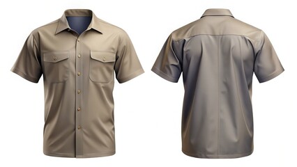 Mechanic Shirt Mockup: Realistic Design Template for Branding