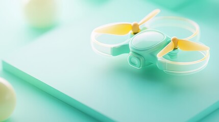 TechWorkspaces Pastel Green Moment Tech Holographic