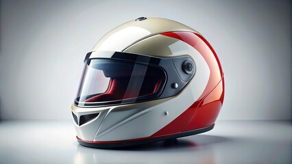 Fototapeta premium Realistic Racing Helmet Mockup PSD Template - Professional Design for Branding & Advertising