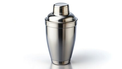 Stainless Steel Cocktail Shaker Mockup - Free Download, Premium Quality
