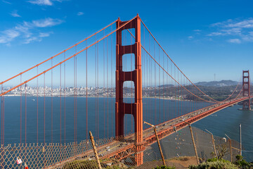 Golden Gate Bridge, San Francisco, California, USA. 