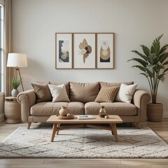 Beige Sofa