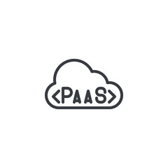 PaaS line icon