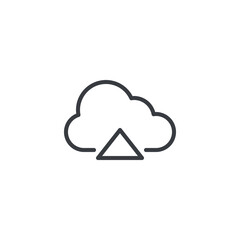 Cloud Backup line icon