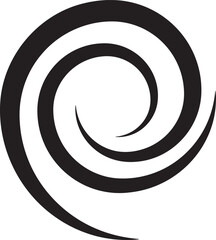 クールなトライバルタトゥーの回転・円形イラスト