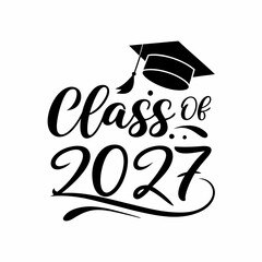 Professional Graduation Year 2027 Calligraphy