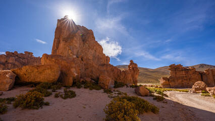 Bizarre rocks in the mountains of southern Bolivia
