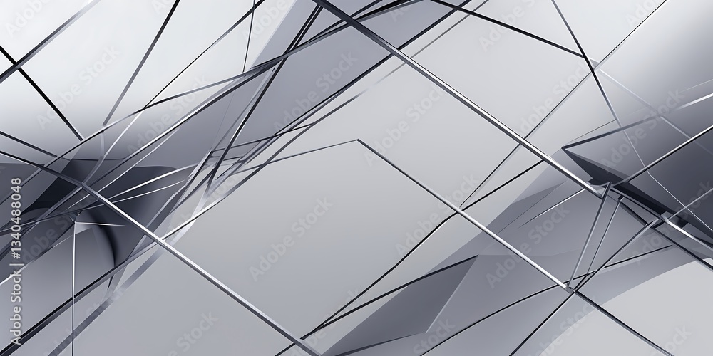 Poster a modern geometric background forming intricate diamond and hexagonal patterns