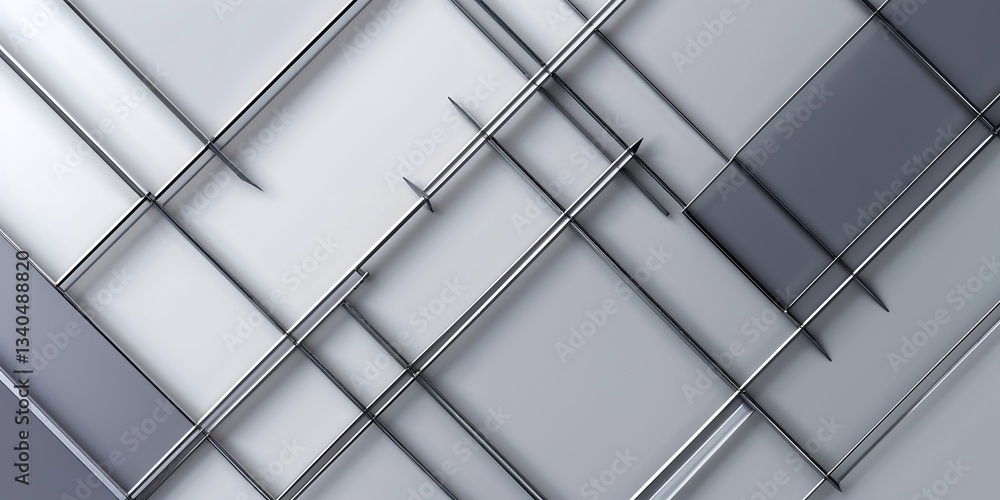 Poster a modern geometric background forming intricate diamond and hexagonal patterns