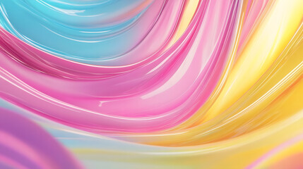 Colorful Abstract Background with Swirling Lines and Candy-Like Texture