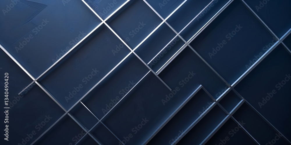 Poster a modern geometric background forming intricate diamond and hexagonal patterns