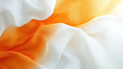 Obraz premium smooth orange white gradient background grainy texture copy space abstract photo