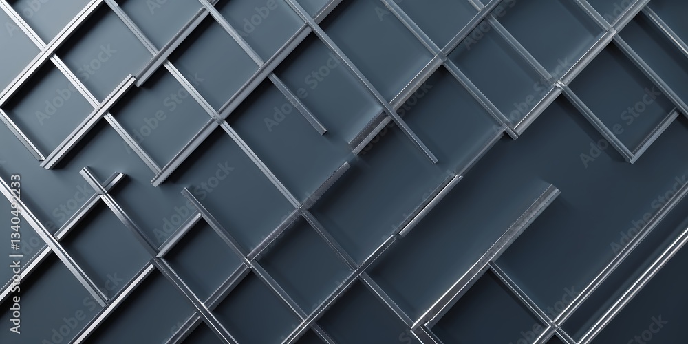 Aufkleber a modern geometric background forming intricate diamond and hexagonal patterns