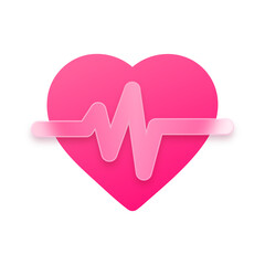 Glass morphism Heart Rate