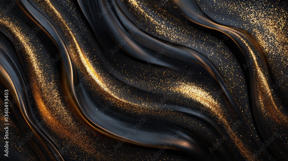 Poster abstract background with glittering gold texture - add a touch of luxury with this abstract backgrou