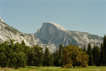 Fototapeta premium Half Dome on a Warm Summer Morning