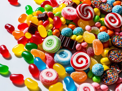 colorful jelly candies