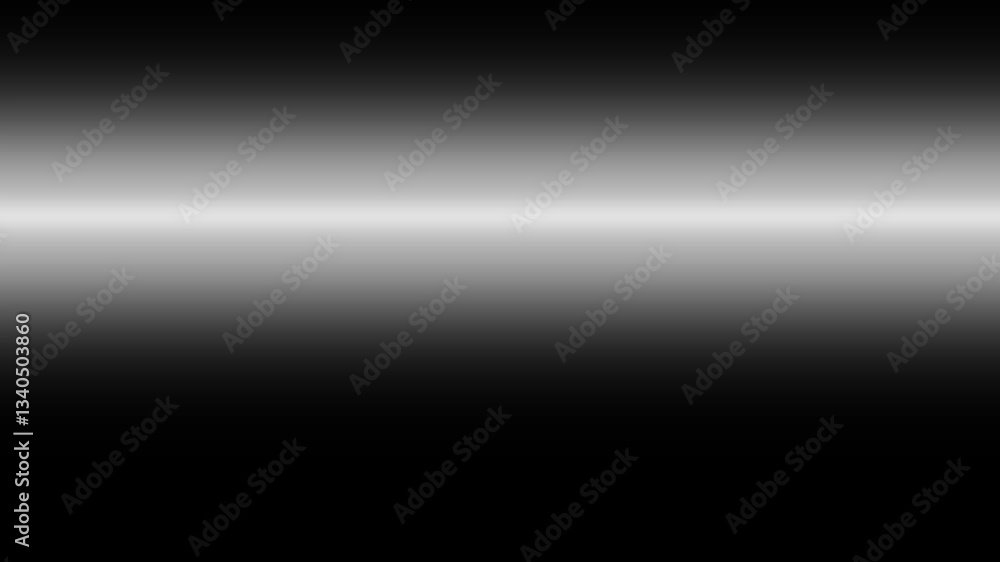 Poster a luminous white abstract hum bar moves up and down horizontally across the screen on a black backgr