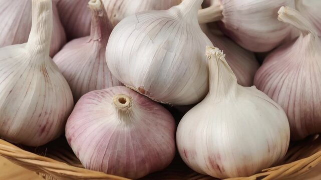 Close-up of dried garlic