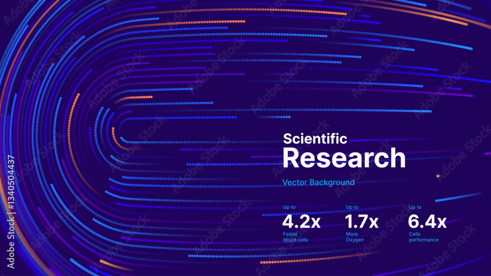 Poster Cyber Big Data Flow Particles Bokeh. Digital Neural Network. Concept of AI Artificial Intelligence Technology Machine Deep Learning. Digital Communication. Science Technology Presentation Vector.