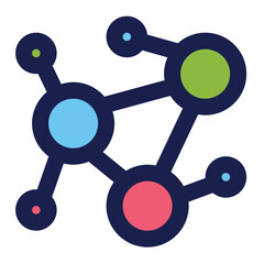 networking icon for illustration