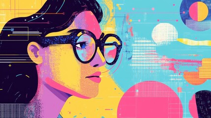 Keyword Research and Analysis, keyword research and analysis in SEO with an image showing marketers using tools to identify relevant keywords, AI illustration