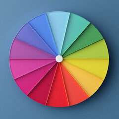 rainbow color spectrum  made with generative AI
