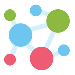 networking icon for illustration