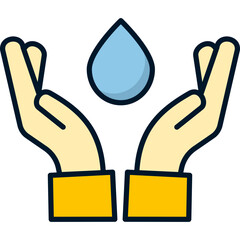 Obraz premium Water Conservation Icon