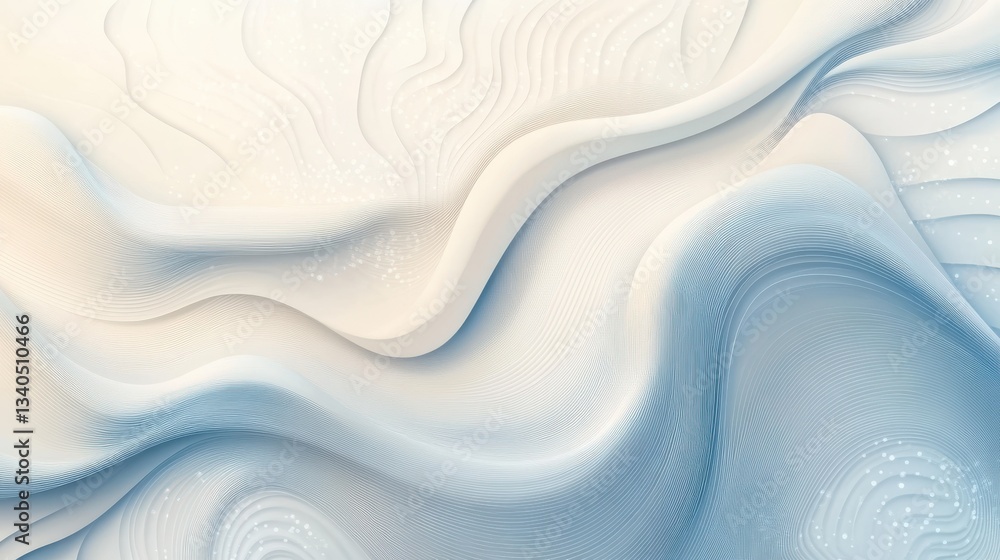 Poster abstract background with swirling gradients and futuristic patterns