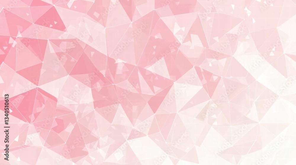 Poster abstract pink geometric pattern: an aesthetically pleasing, abstract pattern composed of a multitude