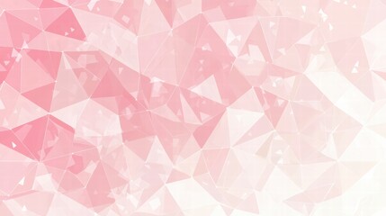 Obraz premium Abstract Pink Geometric Pattern: An aesthetically pleasing, abstract pattern composed of a multitude of interconnected geometric shapes and triangles.