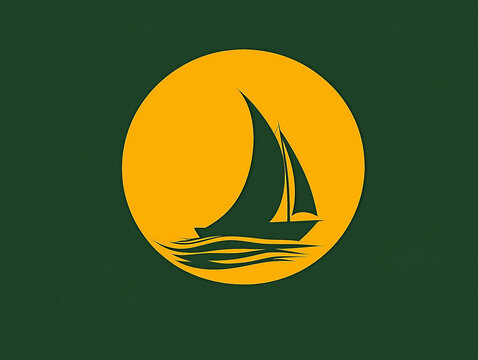 Sun, sand, and sea travel business logo