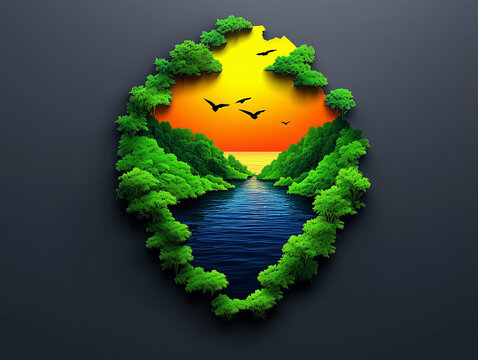 Surfside vacation logo for a tour business