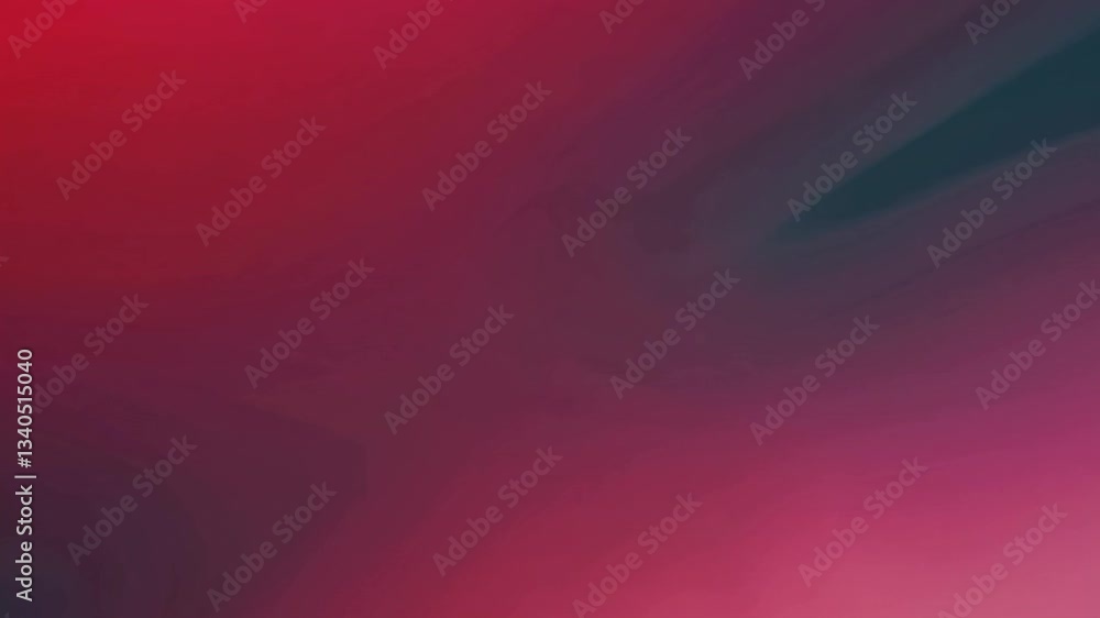 Aufkleber Gradient of red and pink shades creating a soothing abstract background