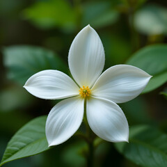 Fototapeta premium White Flower Closeup Nature Photography