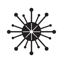 DNA vector silhouette