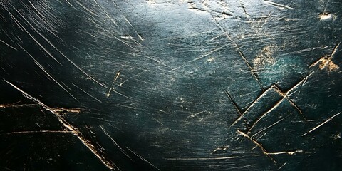 Dark, textured surface, scratched wood