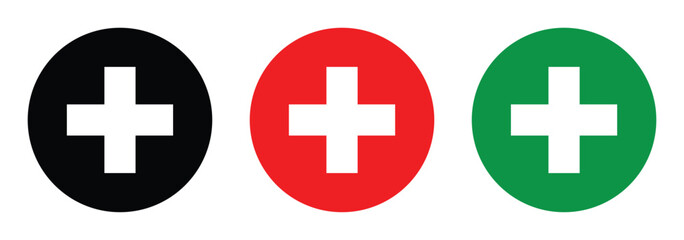 Fototapeta premium Vector first aid icon