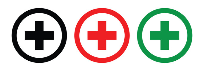 Obraz premium Vector first aid icon