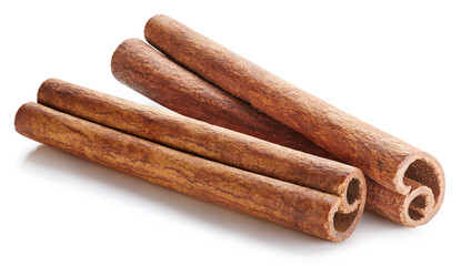 Cinnamon isolated on white background