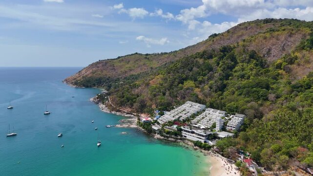 Aerial View of Nai Harn Beach