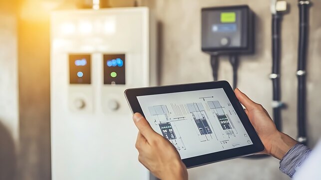 Home energy system digital plan