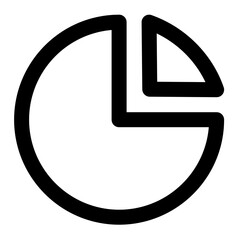 chart icon for illustration