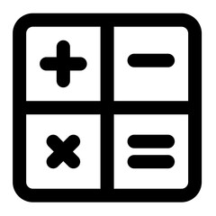 calculator icon for illustration