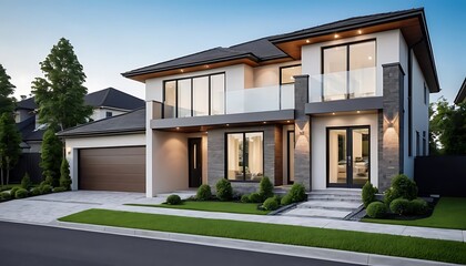 High End Real Estate House Exterior Photography with Fine Details