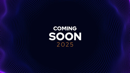 Coming Soon Opening of the Shop or Big Sale. Announce Promo Banner. Grand Opening Web Page Announcement. Minimalistic Premium Design Vector Illustration.