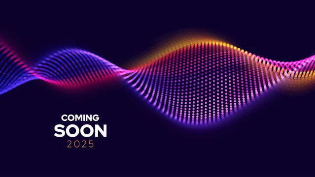 Coming Soon Opening of the Shop or Big Sale. Announce Promo Banner. Grand Opening Web Page Announcement. Minimalistic Premium Design Vector Illustration.