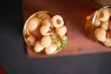  Longan juice, traditional thai drink.