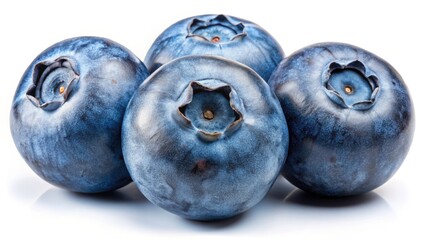 Obraz premium Macro Photography Blueberries, Closeup Blueberry Images, High-Resolution Blueberry Photos, Food Photography Blueberries, Isolated Blueberries Background